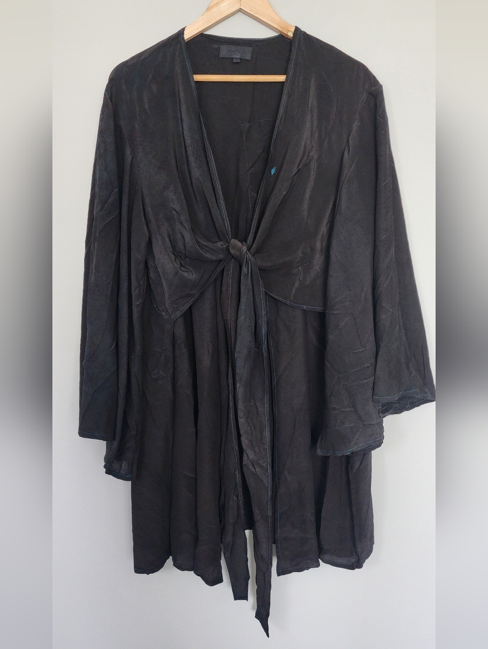 Kantha Bae Spellbound Kimono  Vintage Silk Sari Free Size (0-22+)